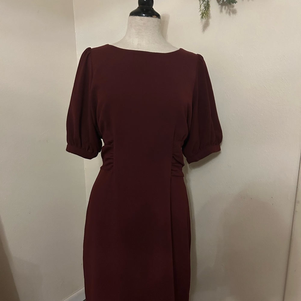 Express Red Midi Dress